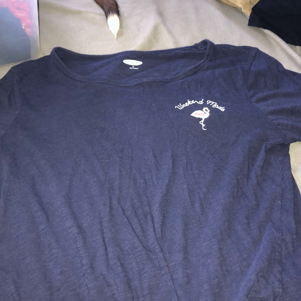 blue tee